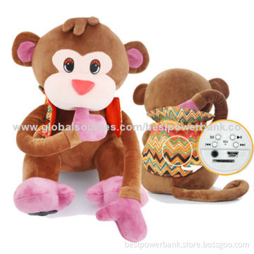 High-end Cartoon Saliva Monkey Style Multi-functional Bluetooth Speaker with 3W*2 Power